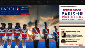 What Parishepiscopal.org website looked like in 2018 (5 years ago)