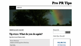 What Proprtips.com website looked like in 2018 (5 years ago)