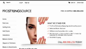 What Prostylingsource.com website looked like in 2018 (7 years ago)