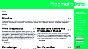 What Pragmaticdata.com website looked like in 2018 (5 years ago)
