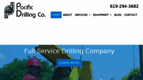 What Pacdrill.com website looked like in 2018 (5 years ago)