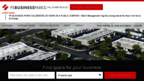 What Psbusinessparks.com website looked like in 2018 (5 years ago)