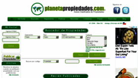 What Planetapropiedades.com website looked like in 2018 (5 years ago)
