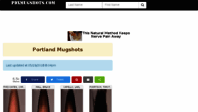 What Pdxmugshots.com website looked like in 2018 (5 years ago)