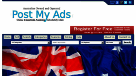 What Postmyads.com.au website looked like in 2018 (5 years ago)
