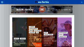 What Pressserbia.com website looked like in 2018 (5 years ago)