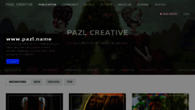 What Pazl.name website looked like in 2018 (5 years ago)