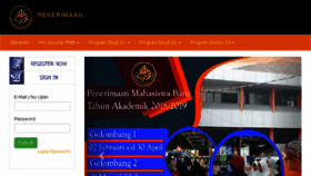 What Pmb.uid.ac.id website looked like in 2018 (6 years ago)