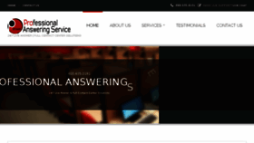 What Professionalanswer.com website looked like in 2018 (5 years ago)