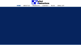 What Perfectabstractions.com website looked like in 2018 (6 years ago)