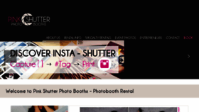 What Pinkshutter.com website looked like in 2018 (5 years ago)