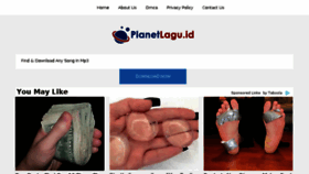 What Planetlagu.id website looked like in 2018 (6 years ago)