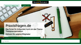 What Praxisfragen.de website looked like in 2018 (5 years ago)