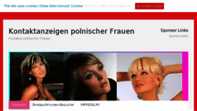 What Polenliebe.de website looked like in 2018 (5 years ago)