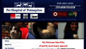 What Pethospitalpq.com website looked like in 2018 (5 years ago)