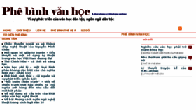 What Phebinhvanhoc.com.vn website looked like in 2018 (5 years ago)