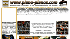 What Piano-pianos.com website looked like in 2018 (5 years ago)
