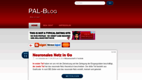 What Pal-blog.de website looked like in 2018 (5 years ago)