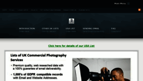 What Photographers-online.co.uk website looked like in 2018 (5 years ago)