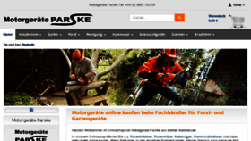What Parske-shop.de website looked like in 2018 (5 years ago)