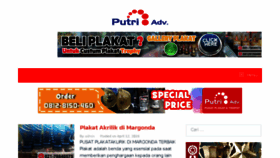 What Plakattimah.com website looked like in 2018 (5 years ago)