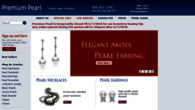What Premiumpearl.com website looked like in 2018 (5 years ago)