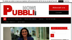 What Pubblicomnow-online.it website looked like in 2018 (6 years ago)