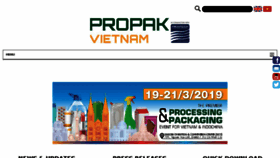 What Propakvietnam.com website looked like in 2018 (5 years ago)