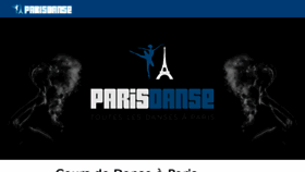 What Parisdanse.com website looked like in 2018 (5 years ago)