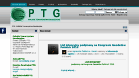 What Ptg-org.pl website looked like in 2018 (5 years ago)