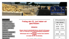 What Pung-baustoffe.de website looked like in 2018 (5 years ago)