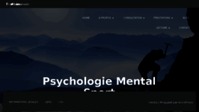 What Psychologiesport.fr website looked like in 2018 (5 years ago)