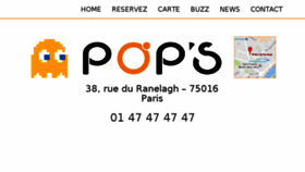 What Pops-paris.com website looked like in 2018 (5 years ago)