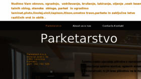 What Parketar.net website looked like in 2018 (5 years ago)