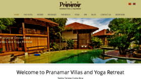 What Pranamarvillas.com website looked like in 2018 (5 years ago)