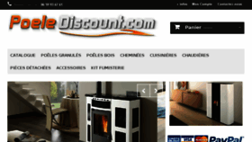 What Poelediscount.com website looked like in 2018 (5 years ago)