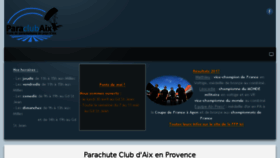 What Paraclubaix.com website looked like in 2018 (5 years ago)