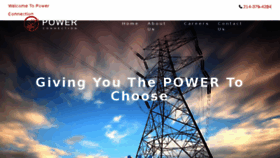 What Powerconnection.com website looked like in 2018 (5 years ago)
