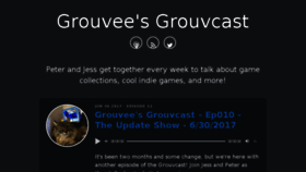 What Podcast.grouvee.com website looked like in 2018 (6 years ago)