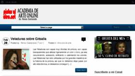 What Pintaraloleo.net website looked like in 2018 (5 years ago)