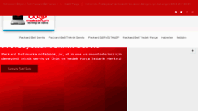 What Packardbellservis-tr.com website looked like in 2018 (5 years ago)