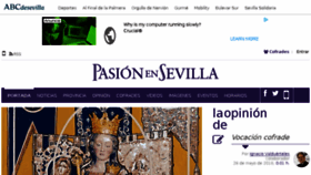 What Pasionensevilla.tv website looked like in 2018 (5 years ago)