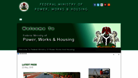 What Power.gov.ng website looked like in 2018 (5 years ago)