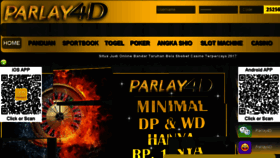 What Parlay4d.com website looked like in 2018 (5 years ago)