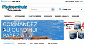 What Piscine-minute.com website looked like in 2018 (5 years ago)