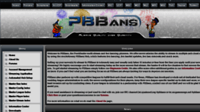 What Pbbans.com website looked like in 2018 (5 years ago)