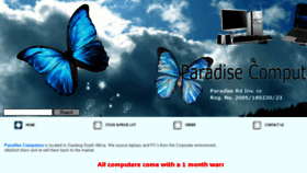 What Paradiserd.co.za website looked like in 2018 (5 years ago)