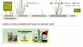 What Puravita.de website looked like in 2018 (5 years ago)