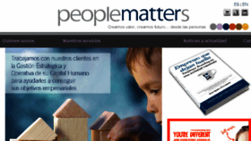 What Peoplematters.com website looked like in 2018 (5 years ago)