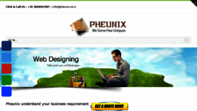 What Pheunix.co.in website looked like in 2018 (5 years ago)